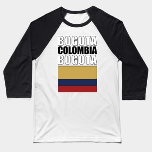 Flag of Colombia Baseball T-Shirt